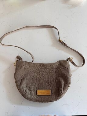 Small Taupe Leather Crossbody Bag Marc by Marc Jacobs GUC